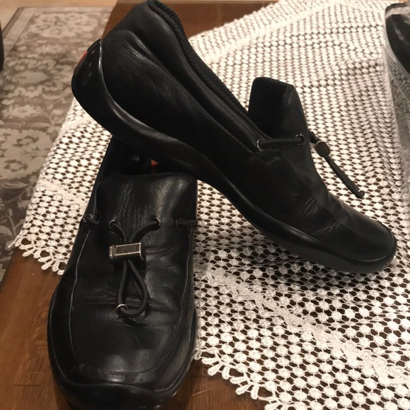 PRADA Block Leather Leafear Mans shoe size 10 US - Picture 3 of 8